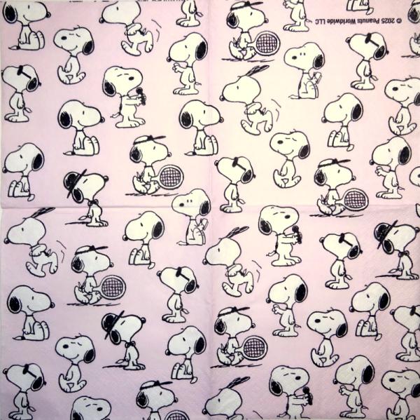 BF-079 Known Figures - 3-ply (pink) - Braun - Peanuts - Snoopy